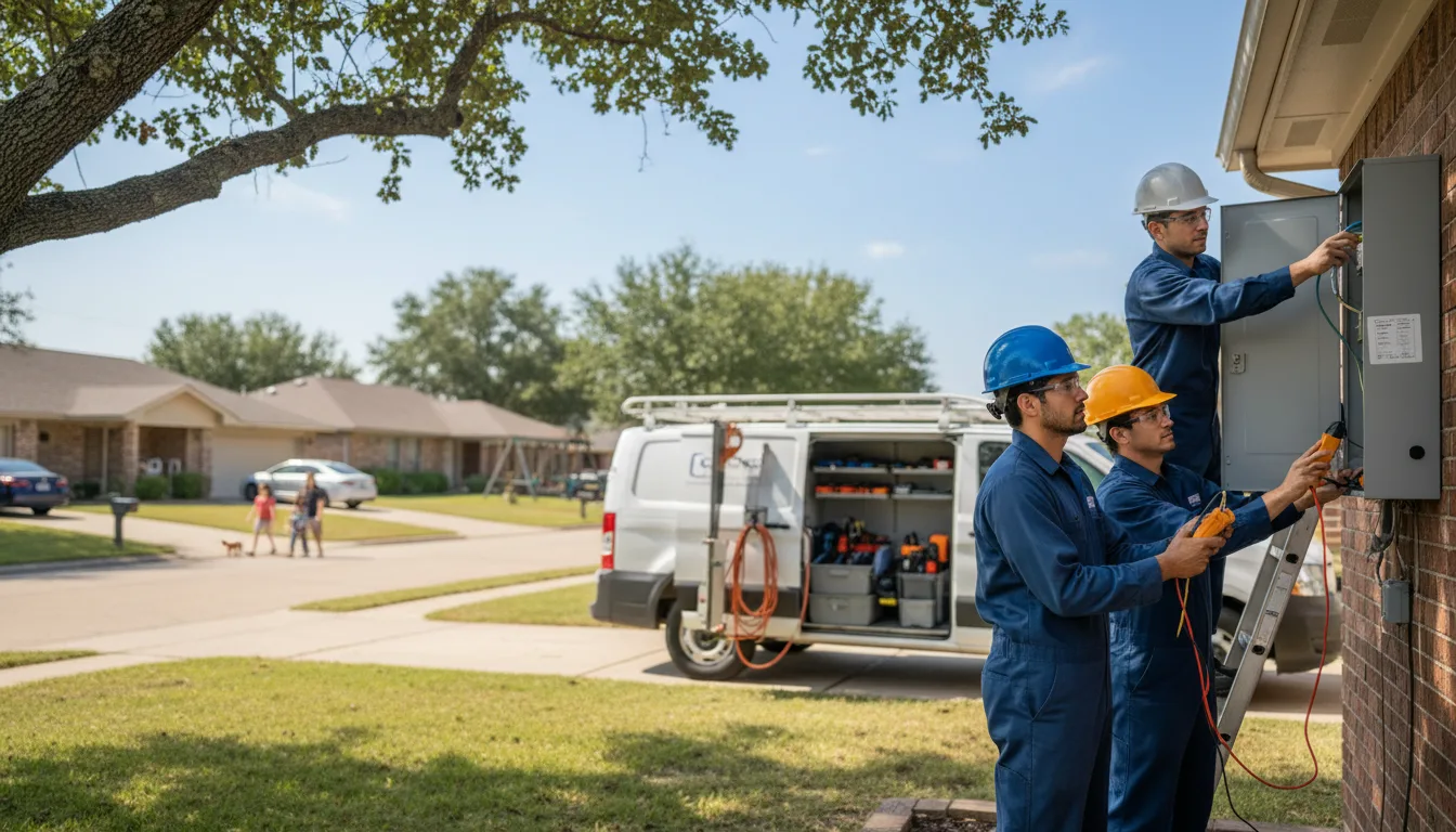 Certified electrician providing emergency electrical services in Potsdam, OH
